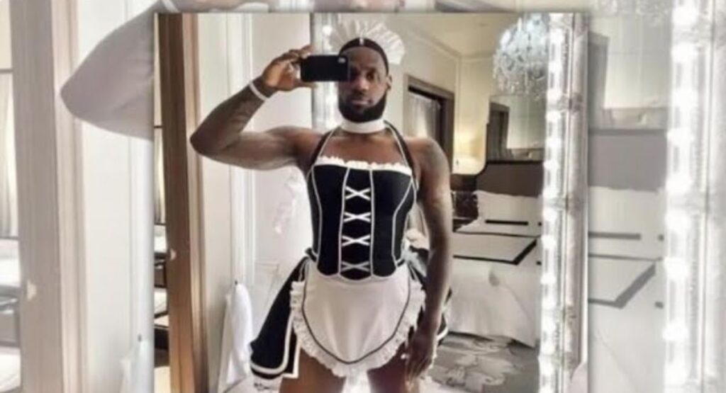 The Viral Maid Dress Photo of LeBron James Explained
