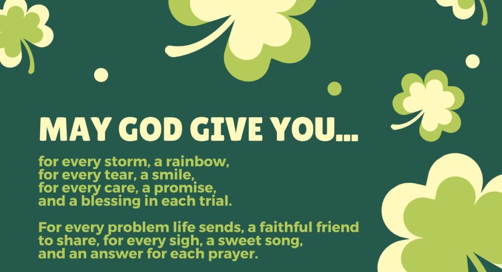 What Is a Traditional Irish Blessing Prayer?